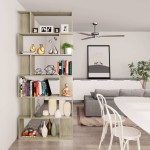 vidaXL Bibliotecă/Separator, stejar sonoma 80x24x192 cm lemn prelucrat vidaXL Bibliotecă/Separator, stejar sonoma 80x24x192 cm lemn prelucrat