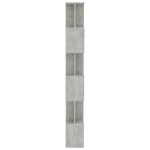 vidaXL Bibliotecă/Separator, gri beton, 80x24x192 cm, lemn prelucrat vidaXL Bibliotecă/Separator, gri beton, 80x24x192 cm, lemn prelucrat