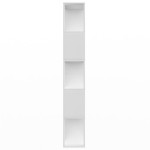 vidaXL Bibliotecă/Separator cameră, alb, 80x24x159 cm, lemn prelucrat