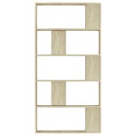 vidaXL Bibliotecă/Separator, stejar sonoma 80x24x159 cm lemn prelucrat vidaXL Bibliotecă/Separator, stejar sonoma 80x24x159 cm lemn prelucrat