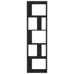 vidaXL Bibliotecă/Separator cameră negru, 45x24x159 cm, lemn prelucrat