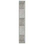 vidaXL Bibliotecă/Separator, gri beton, 45x24x159 cm, lemn prelucrat vidaXL Bibliotecă/Separator, gri beton, 45x24x159 cm, lemn prelucrat
