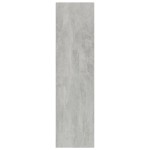 vidaXL Bibliotecă/Dulap TV, gri beton, 36x30x114 cm, lemn prelucrat
