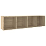 vidaXL Bibliotecă/Dulap TV, stejar sonoma, 36x30x143 cm lemn prelucrat