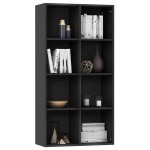 vidaXL Bibliotecă/Dulap, negru, 66x30x130 cm, lemn prelucrat vidaXL Bibliotecă/Dulap, negru, 66x30x130 cm, lemn prelucrat