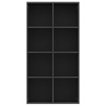 vidaXL Bibliotecă/Dulap, negru, 66x30x130 cm, lemn prelucrat vidaXL Bibliotecă/Dulap, negru, 66x30x130 cm, lemn prelucrat