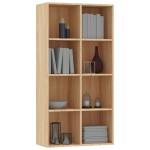 vidaXL Bibliotecă/Dulap, stejar sonoma, 66x30x130 cm, lemn prelucrat vidaXL Bibliotecă/Dulap, stejar sonoma, 66x30x130 cm, lemn prelucrat
