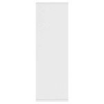 vidaXL Bibliotecă/Dulap, alb, 50x25x80 cm, lemn prelucrat