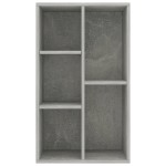 vidaXL Bibliotecă/Dulap, gri beton, 50x25x80 cm, lemn prelucrat