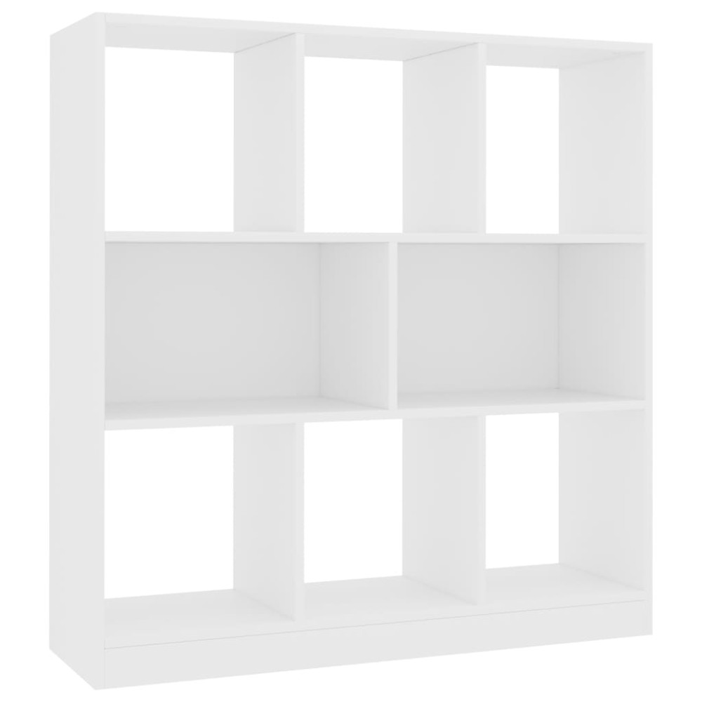vidaXL Bibliotecă, alb, 97,5x29,5x100 cm, lemn prelucrat