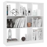 vidaXL Bibliotecă, alb, 97,5x29,5x100 cm, lemn prelucrat vidaXL Bibliotecă, alb, 97,5x29,5x100 cm, lemn prelucrat