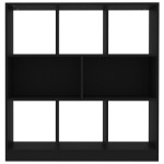 vidaXL Bibliotecă, negru, 97,5x29,5x100 cm, lemn prelucrat vidaXL Bibliotecă, negru, 97,5x29,5x100 cm, lemn prelucrat