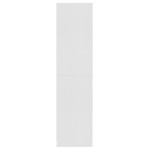 vidaXL Șifonier, alb, 100x50x200 cm, lemn prelucrat vidaXL Șifonier, alb, 100x50x200 cm, lemn prelucrat