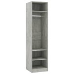 vidaXL Șifonier, gri beton, 50x50x200 cm, lemn prelucrat vidaXL Șifonier, gri beton, 50x50x200 cm, lemn prelucrat