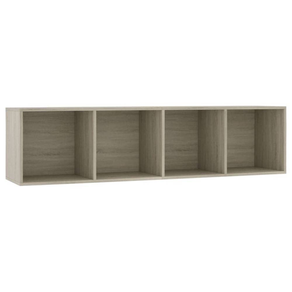 vidaXL Bibliotecă/Comodă TV, stejar sonoma, 143x30x36 cm