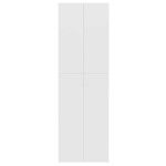 vidaXL Dulap de birou, alb, 60x32x190 cm, lemn prelucrat