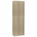 vidaXL Dulap de birou, stejar sonoma, 60x32x190 cm, lemn prelucrat vidaXL Dulap de birou, stejar sonoma, 60x32x190 cm, lemn prelucrat
