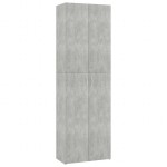 vidaXL Dulap de birou, gri beton, 60x32x190 cm, lemn prelucrat vidaXL Dulap de birou, gri beton, 60x32x190 cm, lemn prelucrat