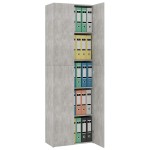vidaXL Dulap de birou, gri beton, 60x32x190 cm, lemn prelucrat vidaXL Dulap de birou, gri beton, 60x32x190 cm, lemn prelucrat