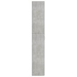vidaXL Dulap de birou, gri beton, 60x32x190 cm, lemn prelucrat vidaXL Dulap de birou, gri beton, 60x32x190 cm, lemn prelucrat
