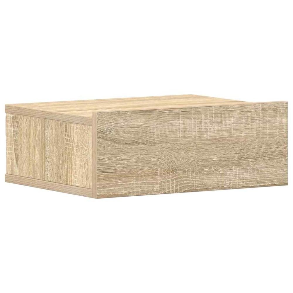 vidaXL Noptieră suspendată, stejar sonoma, 40x30x15 cm, lemn prelucrat