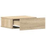 vidaXL Noptieră suspendată, stejar sonoma, 40x30x15 cm, lemn prelucrat
