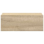 vidaXL Noptieră suspendată, stejar sonoma, 40x30x15 cm, lemn prelucrat