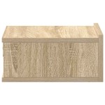 vidaXL Noptieră suspendată, stejar sonoma, 40x30x15 cm, lemn prelucrat