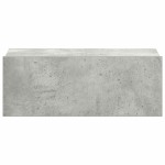 vidaXL Noptieră suspendată, gri beton, 40x30x15 cm, lemn prelucrat