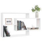 vidaXL Rafturi de perete, alb, 104x20x58,5 cm, lemn prelucrat vidaXL Rafturi de perete, alb, 104x20x58,5 cm, lemn prelucrat