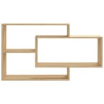 vidaXL Rafturi de perete, stejar sonoma,104x20x58,5 cm, lemn prelucrat