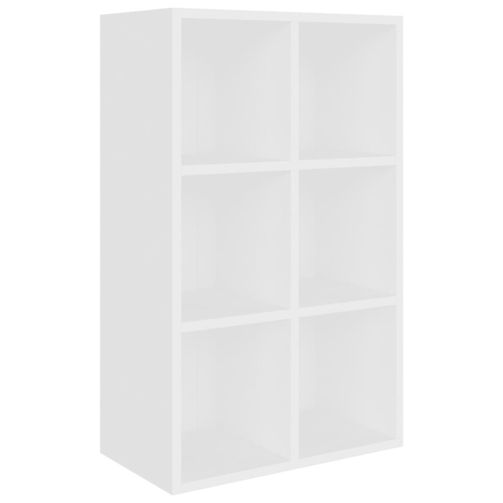 vidaXL Bibliotecă/Servantă, alb, 66x30x98 cm, PAL