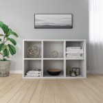 vidaXL Bibliotecă/Servantă, alb, 66x30x98 cm, PAL vidaXL Bibliotecă/Servantă, alb, 66x30x98 cm, PAL