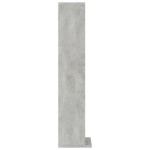 vidaXL Dulap CD-uri, gri beton, 21x20x88 cm, lemn compozit vidaXL Dulap CD-uri, gri beton, 21x20x88 cm, lemn compozit