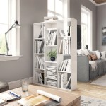 vidaXL Separator/Bibliotecă alb lucios 100x24x140 cm lemn prelucrat vidaXL Separator/Bibliotecă alb lucios 100x24x140 cm lemn prelucrat