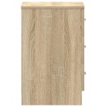 vidaXL Noptieră, stejar sonoma, 38x35x56 cm, lemn prelucrat vidaXL Noptieră, stejar sonoma, 38x35x56 cm, lemn prelucrat