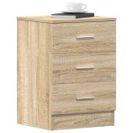 vidaXL Noptiere, 2 buc., stejar sonoma, 38x35x56 cm, lemn prelucrat vidaXL Noptiere, 2 buc., stejar sonoma, 38x35x56 cm, lemn prelucrat