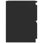 vidaXL Noptiere, 2 buc., negru, 30x30x40 cm, lemn prelucrat vidaXL Noptiere, 2 buc., negru, 30x30x40 cm, lemn prelucrat