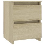 vidaXL Noptieră, stejar sonoma, 30x30x40 cm, lemn prelucrat vidaXL Noptieră, stejar sonoma, 30x30x40 cm, lemn prelucrat