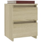 vidaXL Noptieră, stejar sonoma, 30x30x40 cm, lemn prelucrat vidaXL Noptieră, stejar sonoma, 30x30x40 cm, lemn prelucrat