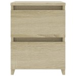 vidaXL Noptieră, stejar sonoma, 30x30x40 cm, lemn prelucrat vidaXL Noptieră, stejar sonoma, 30x30x40 cm, lemn prelucrat