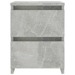 vidaXL Noptieră, gri beton, 30x30x40 cm, lemn prelucrat