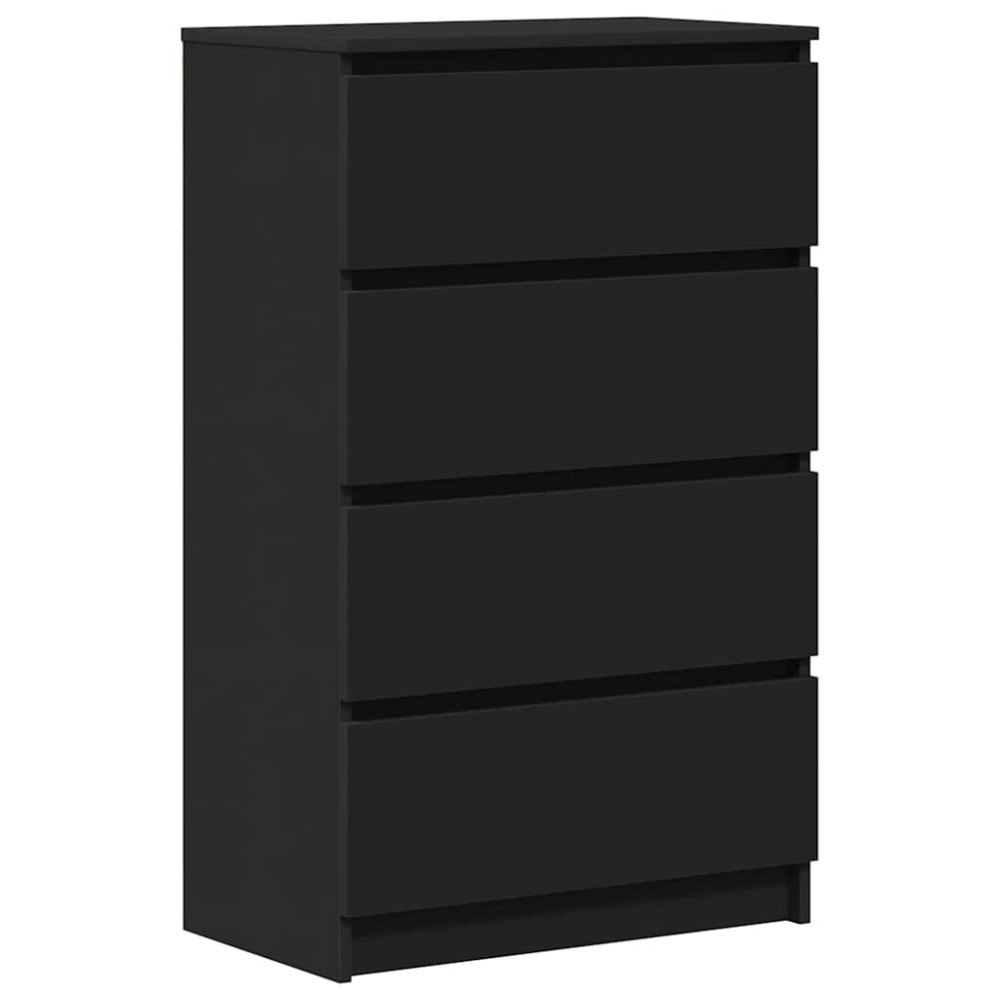 vidaXL dulap, negru, 60x35x98,5 cm, lemn compozit