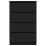 vidaXL dulap, negru, 60x35x98,5 cm, lemn compozit