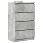 vidaXL Dulap, gri beton, 60x35x98,5 cm, lemn prelucrat vidaXL Dulap, gri beton, 60x35x98,5 cm, lemn prelucrat