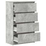 vidaXL Dulap, gri beton, 60x35x98,5 cm, lemn prelucrat vidaXL Dulap, gri beton, 60x35x98,5 cm, lemn prelucrat