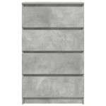 vidaXL Dulap, gri beton, 60x35x98,5 cm, lemn prelucrat vidaXL Dulap, gri beton, 60x35x98,5 cm, lemn prelucrat