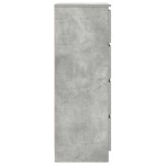 vidaXL Dulap, gri beton, 60x35x98,5 cm, lemn prelucrat vidaXL Dulap, gri beton, 60x35x98,5 cm, lemn prelucrat