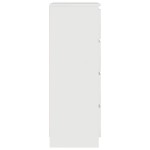 vidaXL Dulap, alb extralucios, 60x35x98,5 cm, lemn prelucrat