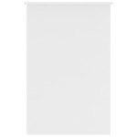 vidaXL Birou, alb, 100x50x76 cm, lemn prelucrat